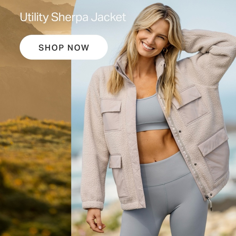 Vuori Utility Sherpa Jacket - Dark Salt